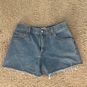 Levi denim shorts